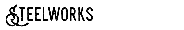 Steelworks font preview